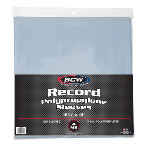 BCW 12" Vinyl Outer Sleeves 4 mil (100 Pack) 1
