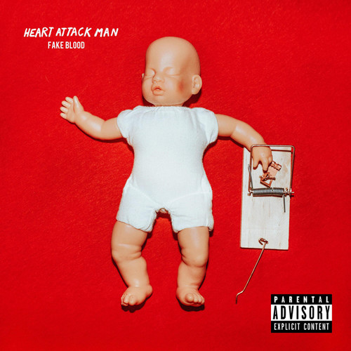 Heart Attack Man Fake Blood LP (Black & Transparent Red Vinyl) 1