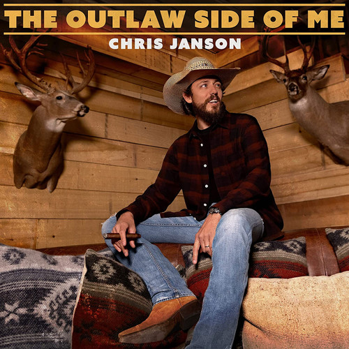 Chris Janson The Outlaw Side of Me 2LP (Neon Orange Vinyl) 1