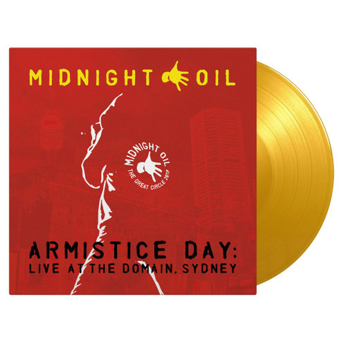 Midnight Oil Armistice Day: Live at the Domain, Sydney Numbered Limited Edition 180g Import 3LP (Yellow Vinyl)