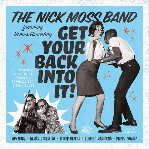 The Nick Moss Band & Dennis Gruenling Get Your Back Into It LP (Translucent Red Vinyl) 1
