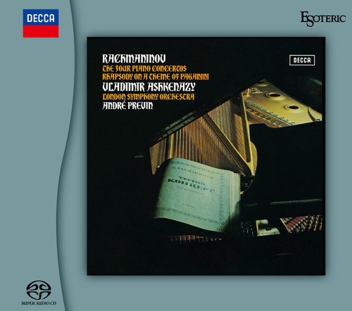 Ashkenazy Rachmaninov The Four Piano Concertos & Rhapsody on a Theme of Paganini Hybrid Stereo Japanese Import 2SACD 1