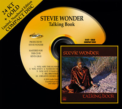 Stevie Wonder Talking Book Numbered Limited Edition Gold HDCD 1