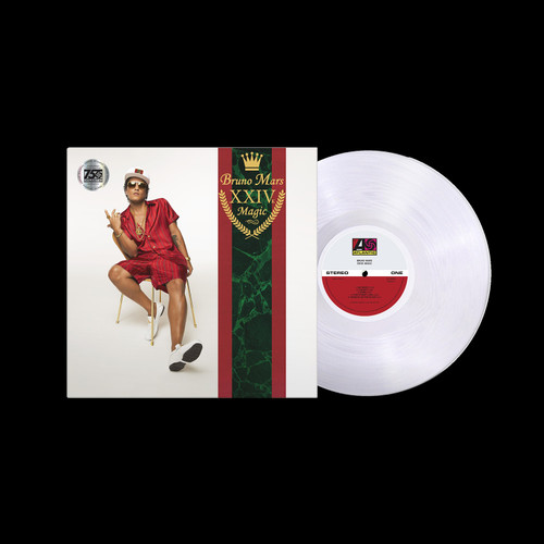 Bruno Mars 24K Magic LP (Clear Vinyl) 2