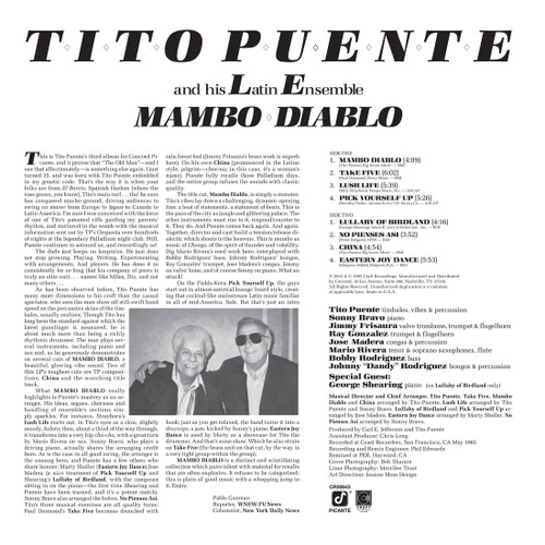 Tito Puente and His Latin Ensemble Mambo Diablo 180g LP 3