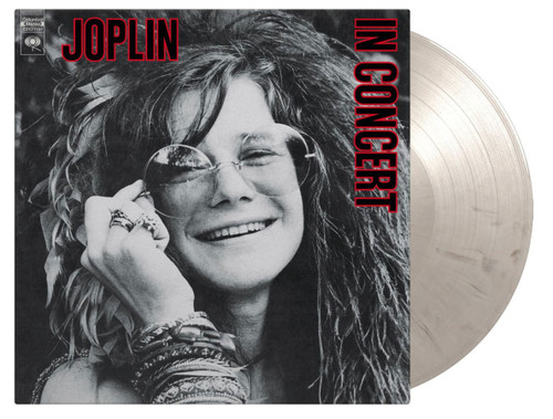 Janis Joplin Joplin in Concert Numbered Limited Edition 180g Import 2LP (Black & White Marbled Vinyl) 2