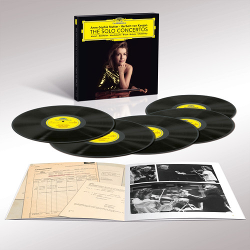 Anne-Sophie Mutter & Herbert von Karajan The Solo Concertos Hand-Numbered Limited Edition 180g 5LP Box Set 2