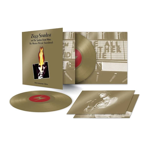 David Bowie Ziggy Stardust and The Spiders From Mars: The Motion Picture Soundtrack (50th Anniversary) 2LP (Gold Vinyl) 1