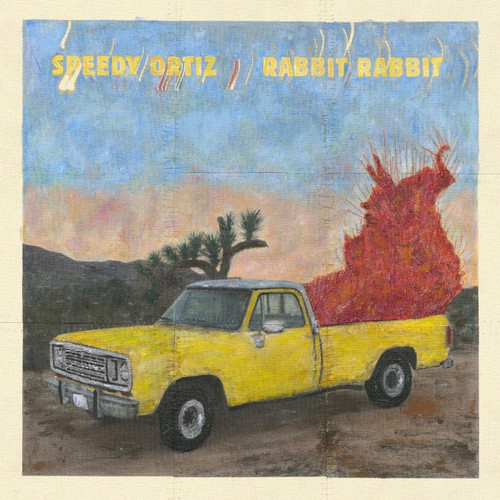 Speedy Ortiz Rabbit Rabbit LP (Opaque Hot Pink, Yellow, & Light Blue Vinyl) 1
