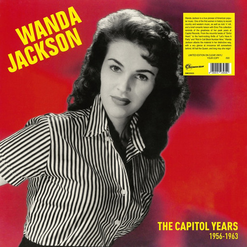 Wanda Jackson The Capitol Years 1956-1963 Numbered Limited Edition Import LP (Clear Vinyl)