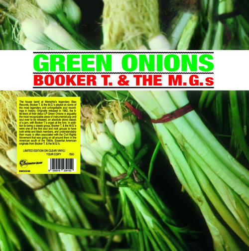 Booker T. & the M.G.s Green Onions Numbered Limited Edition Import LP (Clear Vinyl) 1