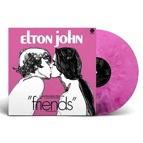 Elton John Friends (Original Soundtrack Recording) LP (Pink Marbled Vinyl) 2