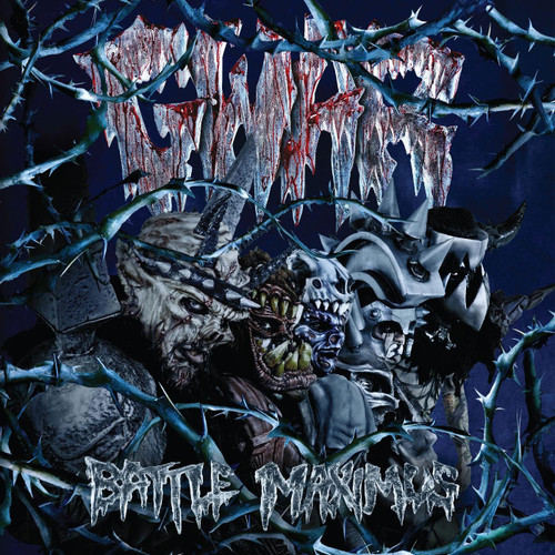 GWAR Battle Maximus (10th Anniversary Edition) 2LP (Crystal Blue with Dark Blue Swirl Vinyl) 1