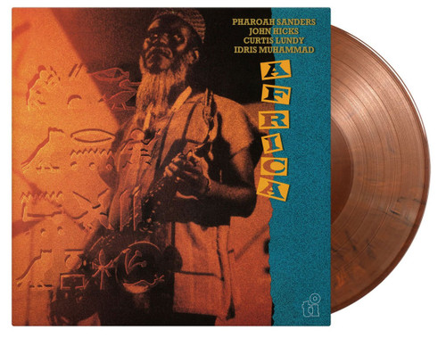 Pharoah Sanders Africa Numbered Limited Edition 180g Import 2LP (Orange & Black Marbled Vinyl)