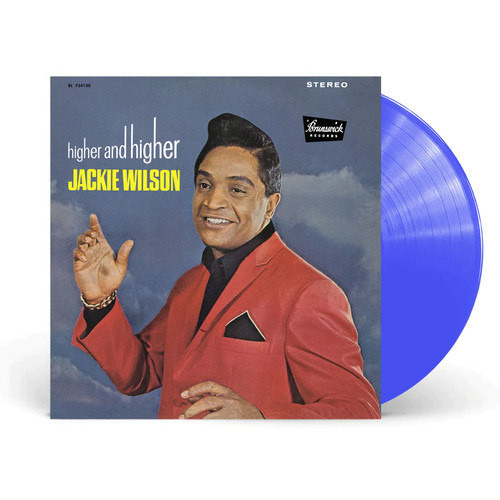 Jackie Wilson Higher and Higher LP (Transparent Blue Vinyl) 1