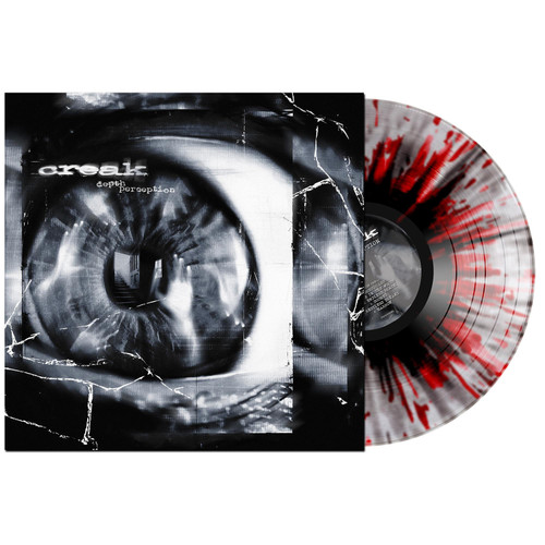 Creak Depth Perception LP (Transparent with  Black & Red Splatter Vinyl) 2