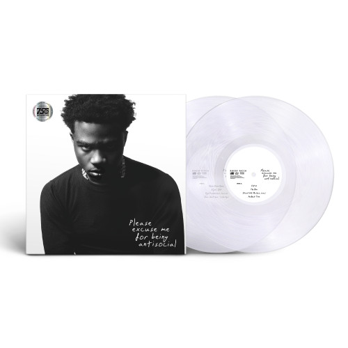 Roddy Ricch Please Excuse Me for Being Antisocial 2LP (Clear Vinyl)