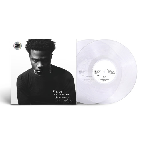 Roddy Ricch Please Excuse Me for Being Antisocial 2LP (Clear Vinyl) 1