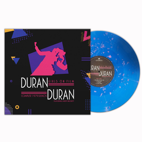 Duran Duran Girls on Film: Complete 1979 Demos LP (Blue with Pink Spots Vinyl) 1