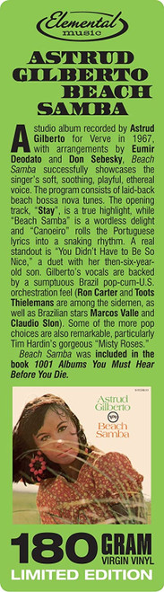 Astrud Gilberto Beach Samba 180g Import LP 5