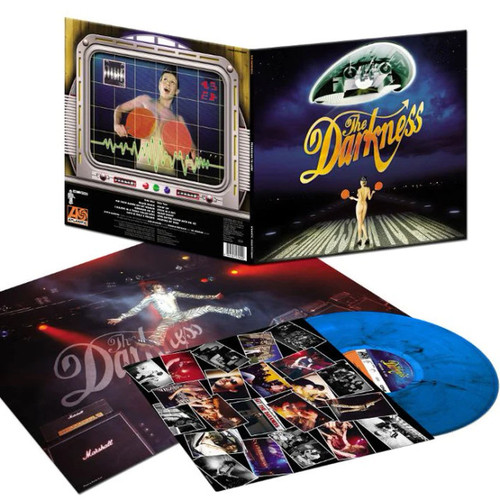 The Darkness Permission to Land... Again 20th Anniversary LP (Black & Blue Marbled Vinyl) 1