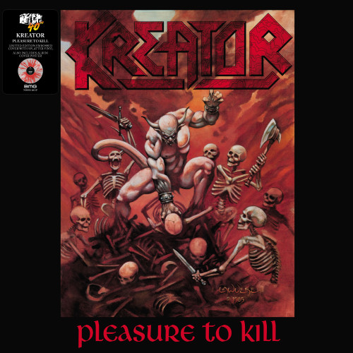 Kreator Pleasure to Kill LP (Splatter Vinyl) 1