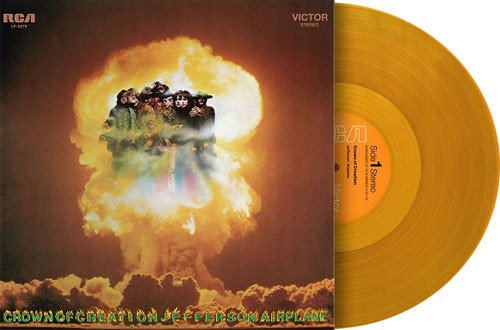 Jefferson Airplane Crown of Creation LP (Gold Vinyl) 2