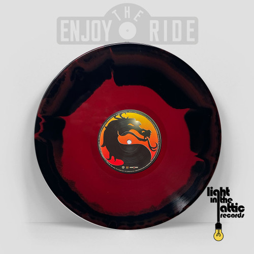 Dan Forden Mortal Kombat I & II: Music from the Arcade Game Soundtracks LP (Black & Red Swirl Vinyl) Scratch & Dent 2