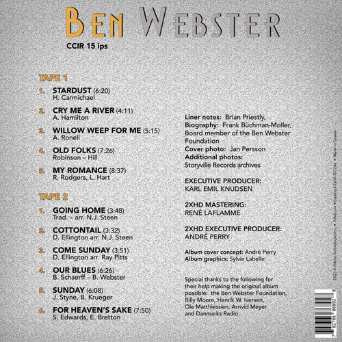Ben Webster Stardust Limited Edition Master Quality Reel To Reel (2 Reels) 2