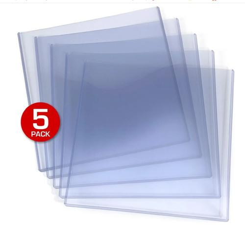 BCW 12" Vinyl Topload Holder 11MM Snug Fit (5 Pack) 3