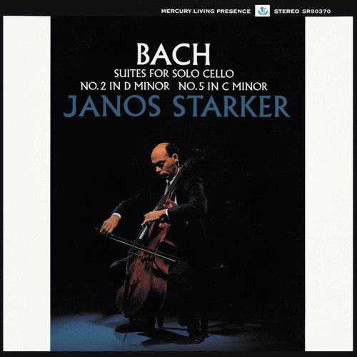 Janos Starker Bach: Suites Nos. 2 & 5 for Solo Cello (Mercury Living Presence) Half-Speed Mastered LP Scratch & Dent 1
