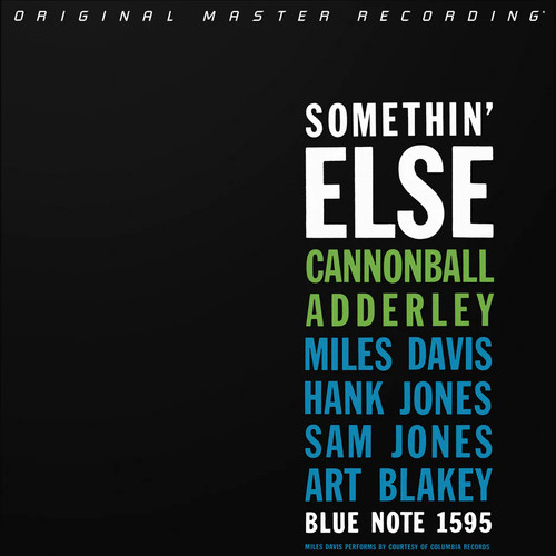 Cannonball Adderley Somethin' Else Numbered Limited Edition Hybrid Stereo SACD 1
