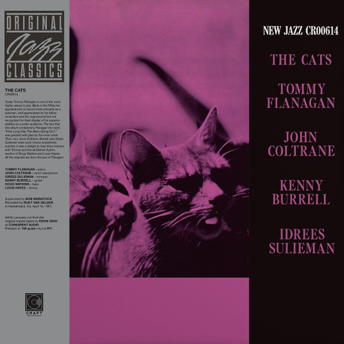 Tommy Flanagan, John Coltrane, Kenny Burrell & Idrees Sulieman The Cats (Original Jazz Classics Series) 180g LP 1