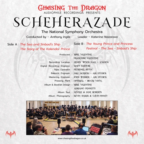 The National Symphony Orchestra Rimsky-Korsakov Scheherazade Half-Speed Mastered 180g Import LP 2