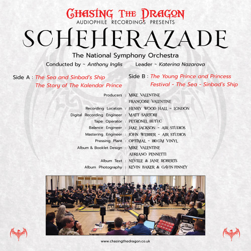 The National Symphony Orchestra Rimsky-Korsakov Scheherazade Half-Speed Mastered 180g Import LP 2