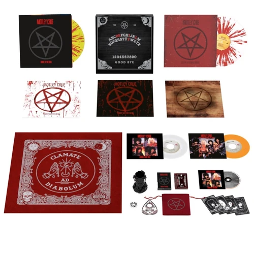 Motley Crue Shout at the Devil (40th Anniversary) 2LP, CD, Cassette & 2 45rpm 7" Vinyl Singles Box Set (Color Vinyl) 1