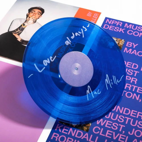 Mac Miller NPR Music Tiny Desk Concert 12" Vinyl EP (Translucent Blue Vinyl) 2