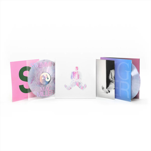 Mac Miller Swimming (5-Year Anniversary) 2LP (Milky Clear/Hot Pink/Sky Blue Marble Vinyl) 4