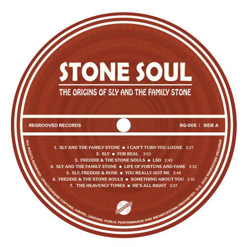 Stone Soul: The Origins of Sly and the Family Stone LP (Black Vinyl) 3