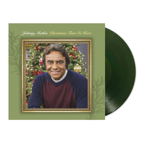 Johnny Mathis Christmas Time Is Here LP (Christmas Tree Green Vinyl) 2