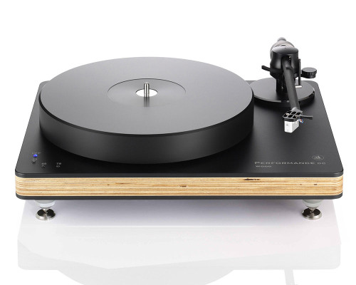 Clearaudio Performance DC AiR Wood Turntable With Black Tracer Tonearm (Black/Natural Finish) 1