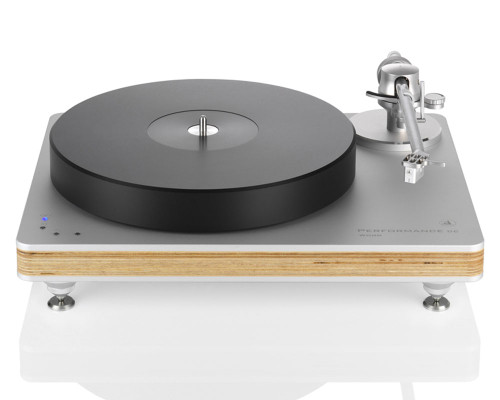 Clearaudio Performance DC AiR Wood Turntable With Silver Tracer Tonearm (Silver/Natural Finish) 1