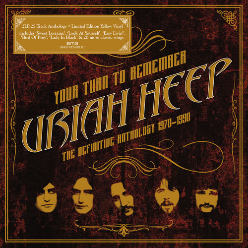Uriah Heep Your Turn to Remember: The Definitive Anthology 1970-1990 2LP (Yellow Vinyl) 1