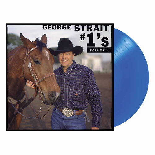 George Strait #1's Volume 1 LP (Blue Vinyl)