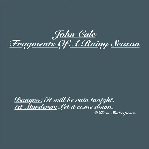 John Cale Fragments Of A Rainy Season 180g 2LP 1