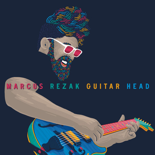 Marcus Rezak Guitar Head LP (Multi-Color Splatter Vinyl) 1