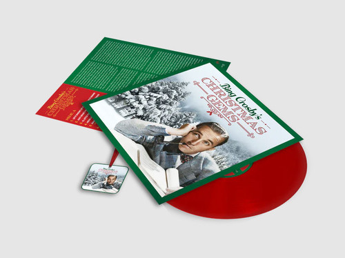 Bing Crosby Bing Crosby's Christmas Gems LP (Red Vinyl) 3
