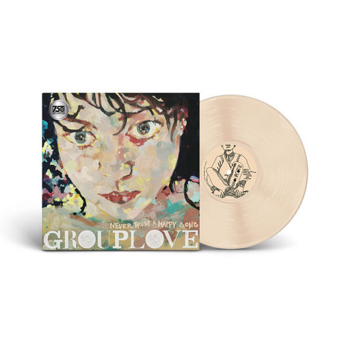 Grouplove Never Trust a Happy Song 180g LP (Bone Color Vinyl) 2