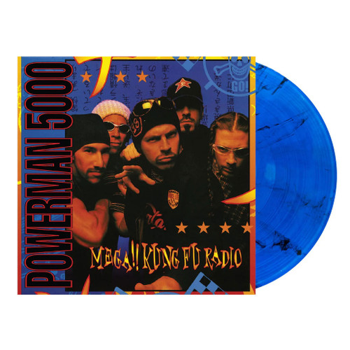 Powerman 5000 Mega!! Kung Fu Radio LP (Blue with Black Swirl Vinyl)