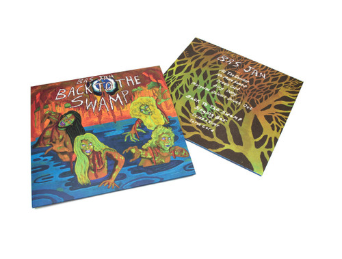 Bas Jan Back to the Swamp LP (Orange Crush Vinyl) 4